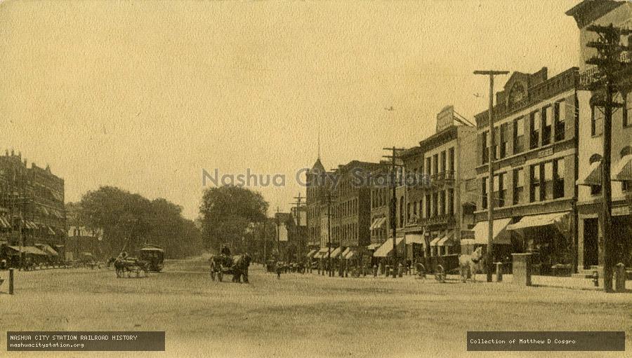 Postcard: Main Street, Keene, New Hampshire